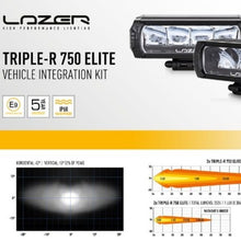Lazer Lamps Grille Kit Triple-r 750 Elite Toyota Hilux Invincible X (2021+)